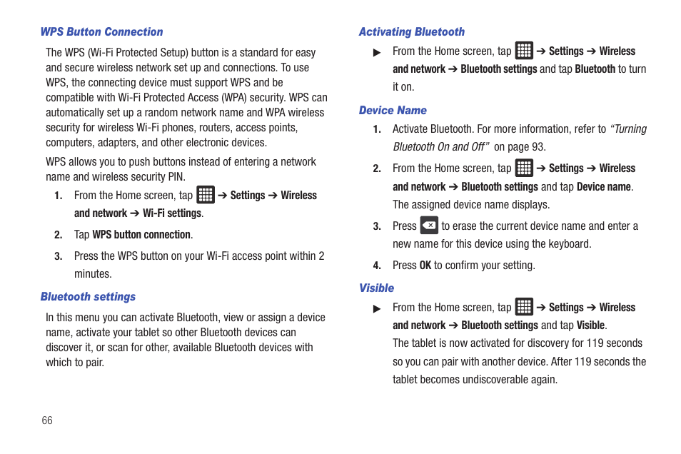 Samsung Galaxy Tab A3LSGHI987 User Manual | Page 70 / 146