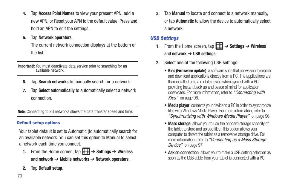Samsung Galaxy Tab A3LSGHI987 User Manual | Page 74 / 146