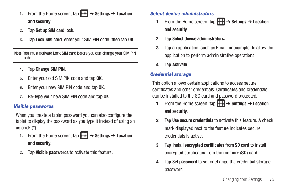 Samsung Galaxy Tab A3LSGHI987 User Manual | Page 79 / 146