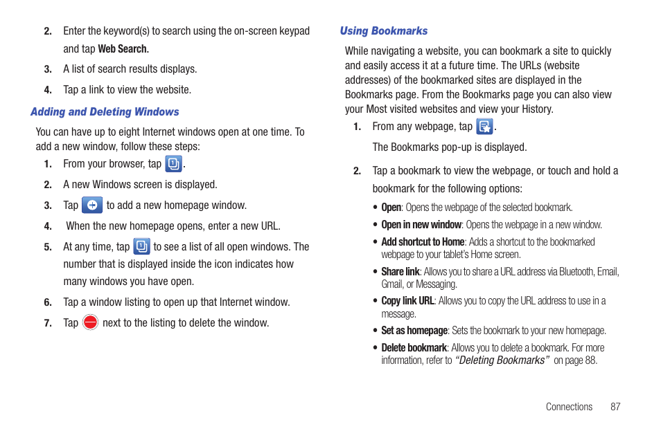 Samsung Galaxy Tab A3LSGHI987 User Manual | Page 91 / 146