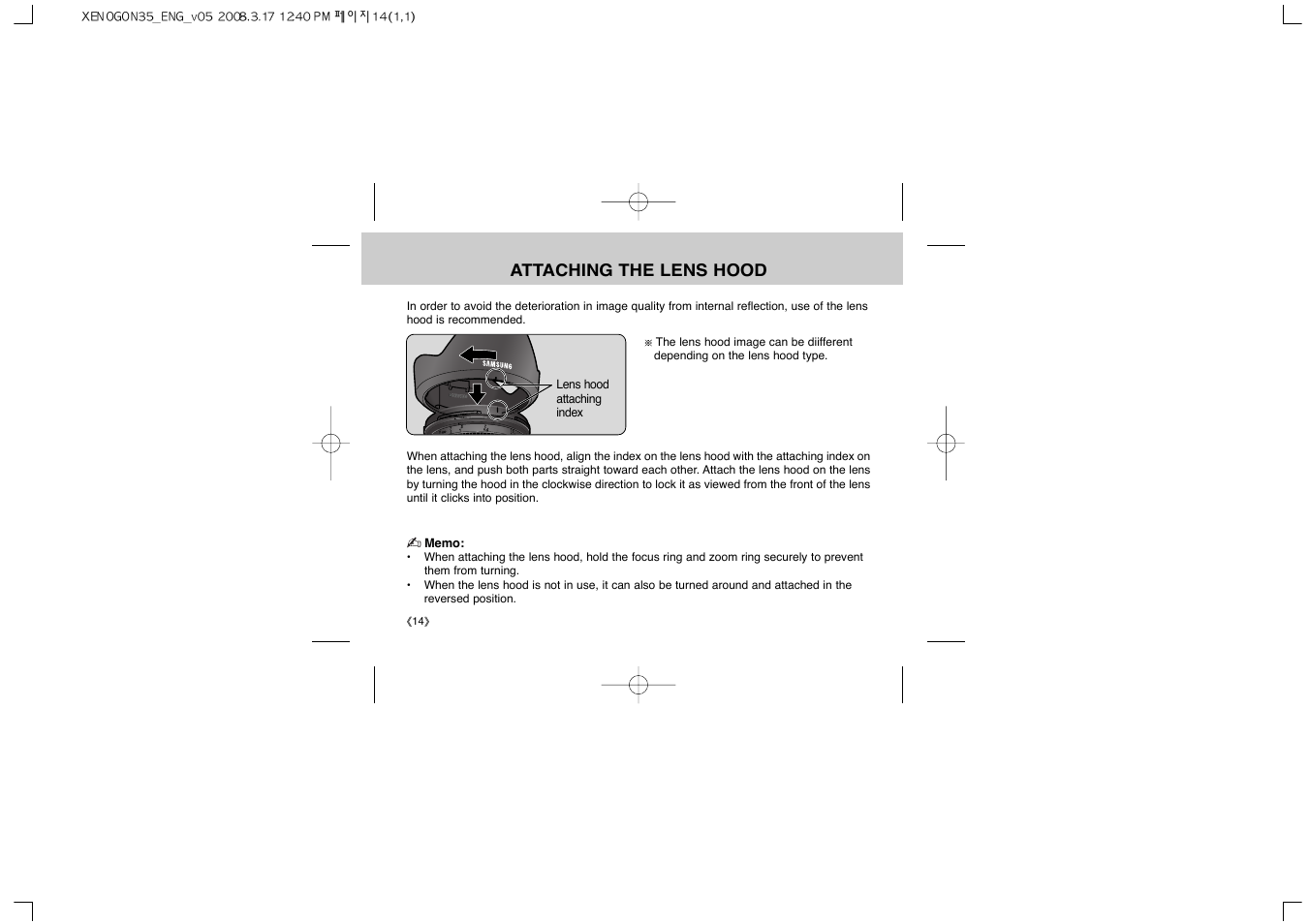 Samsung Schneider D-XENOGON 35 User Manual | Page 16 / 24
