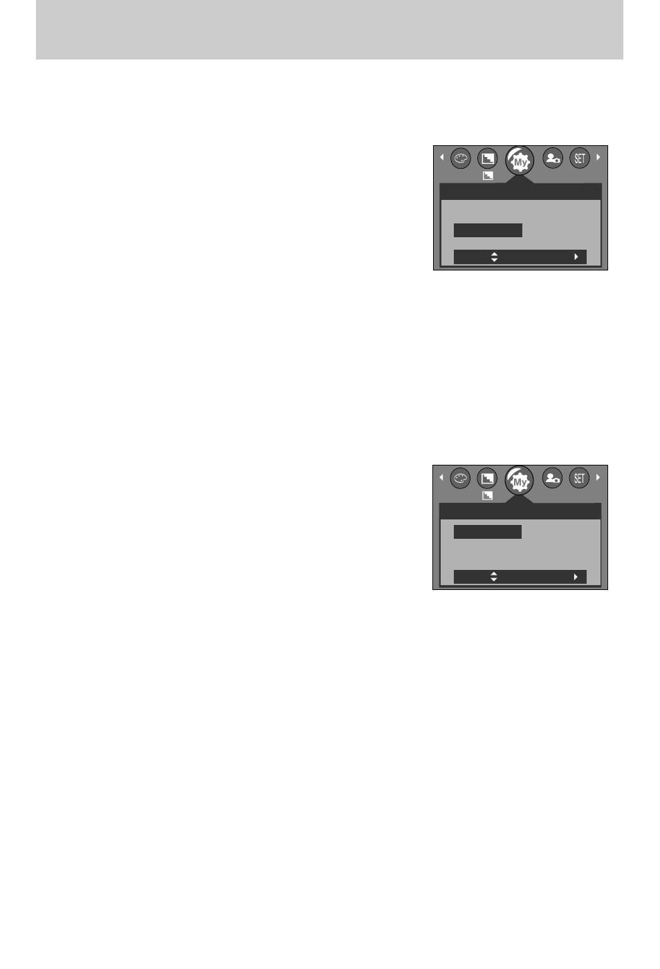 Save/ load the camera configuration(myset) | Samsung Digimax A7 User Manual | Page 48 / 136