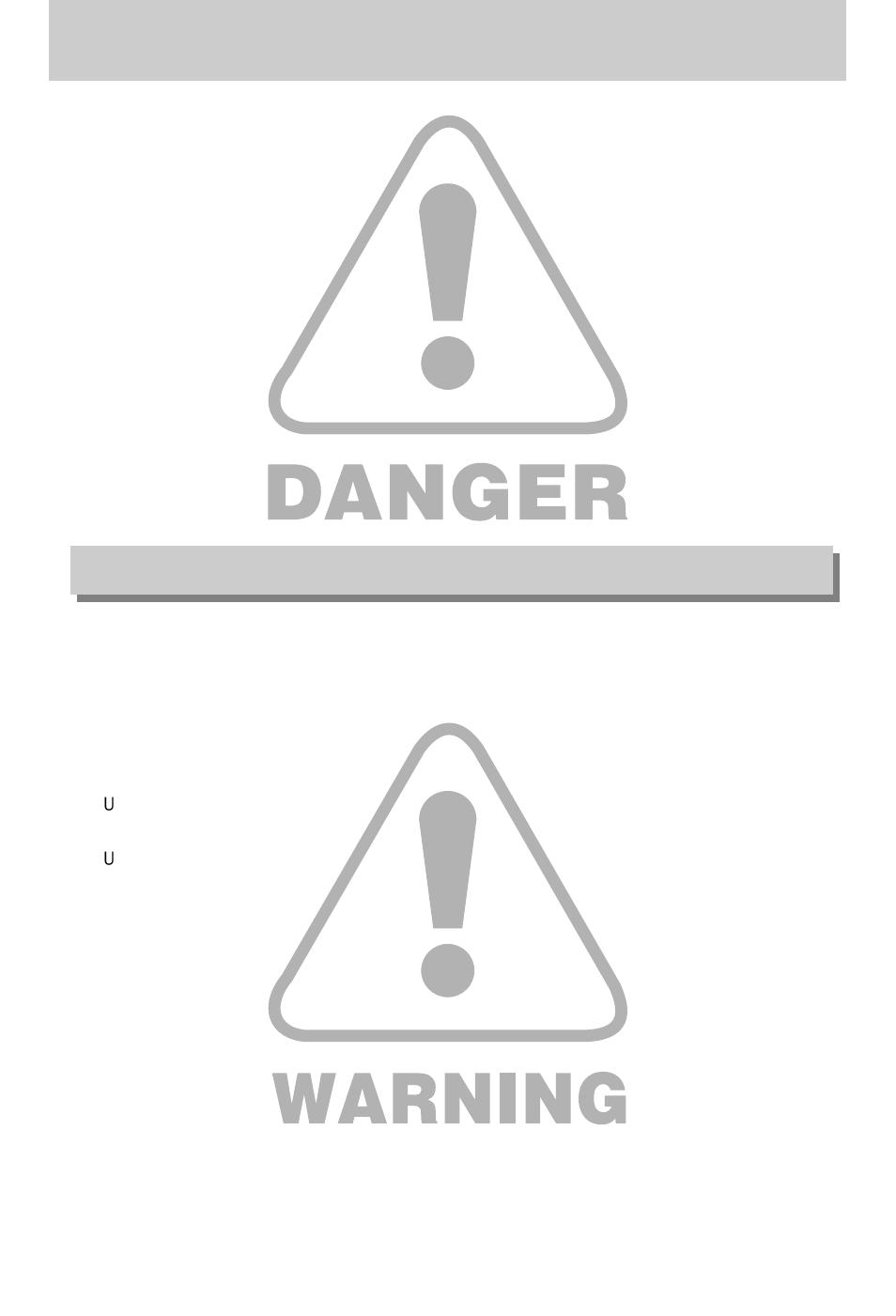 Danger, Warning | Samsung Digimax A7 User Manual | Page 6 / 136