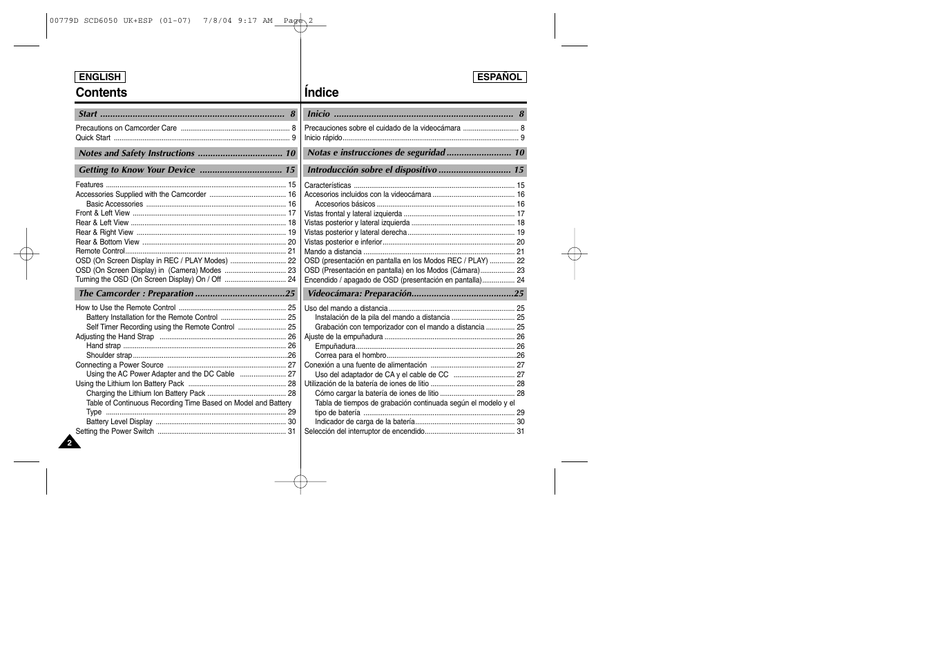 Samsung SCD6050 User Manual | Page 2 / 166
