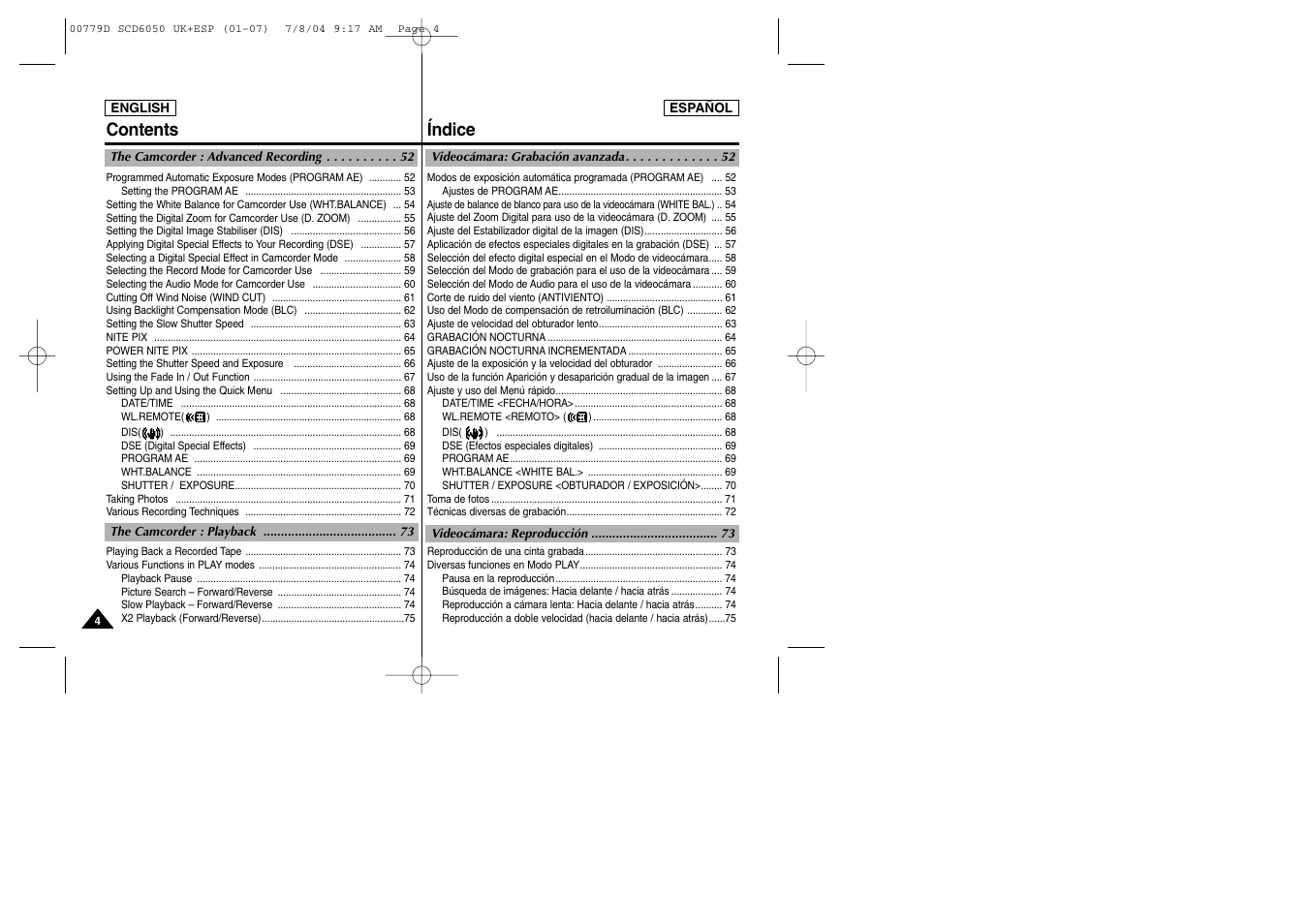Samsung SCD6050 User Manual | Page 4 / 166