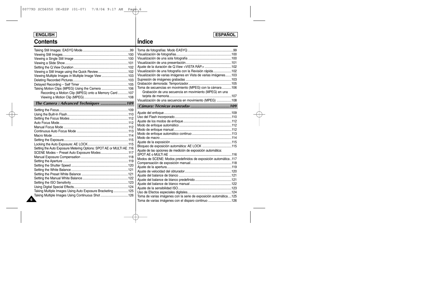 Samsung SCD6050 User Manual | Page 6 / 166