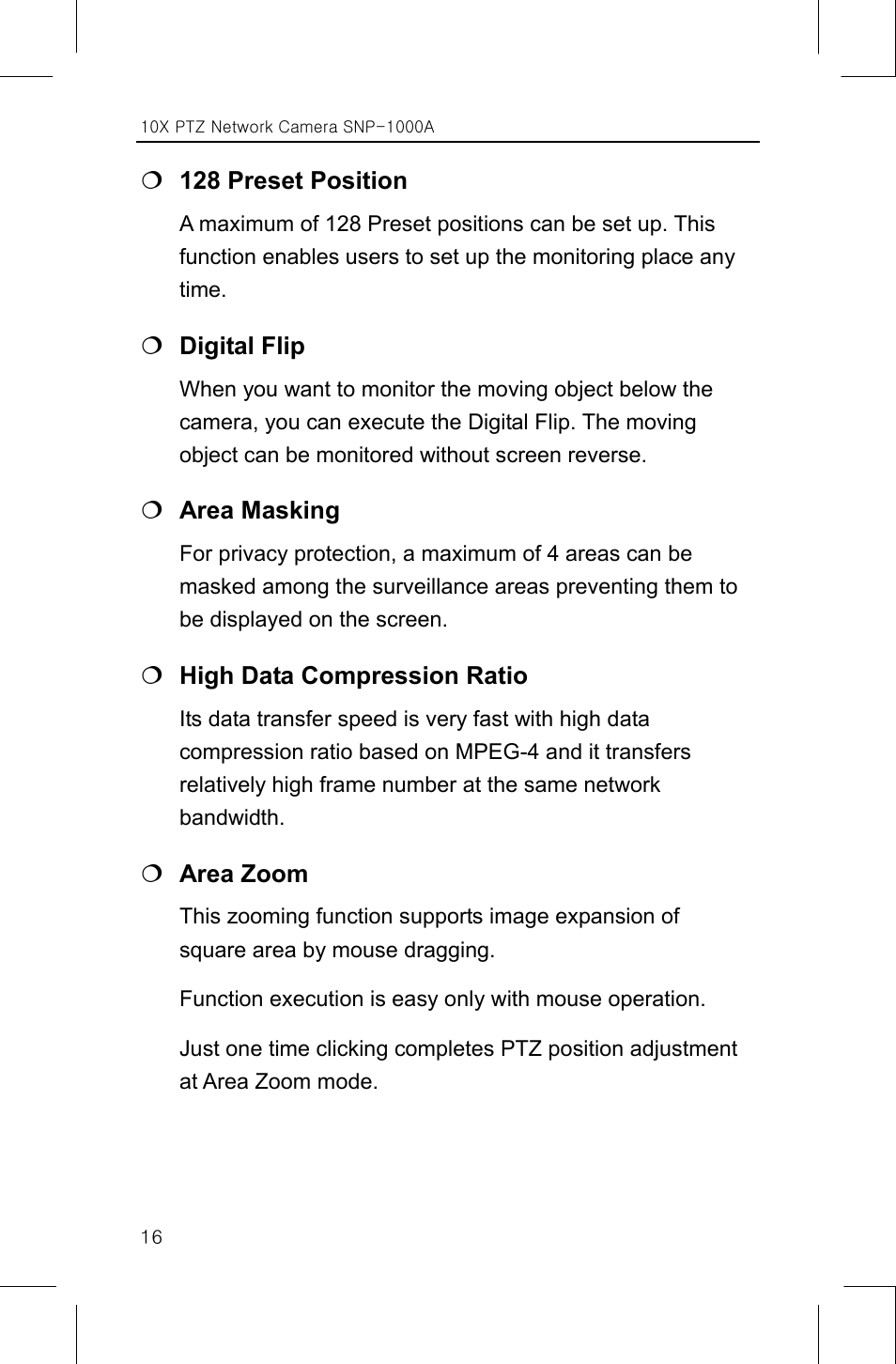Samsung SNP-1000A User Manual | Page 20 / 118