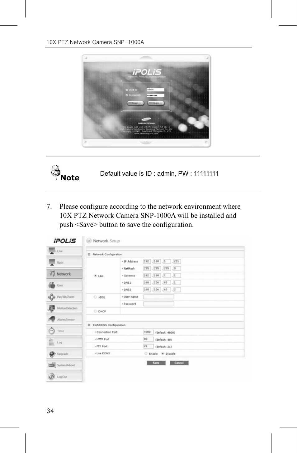 Samsung SNP-1000A User Manual | Page 38 / 118
