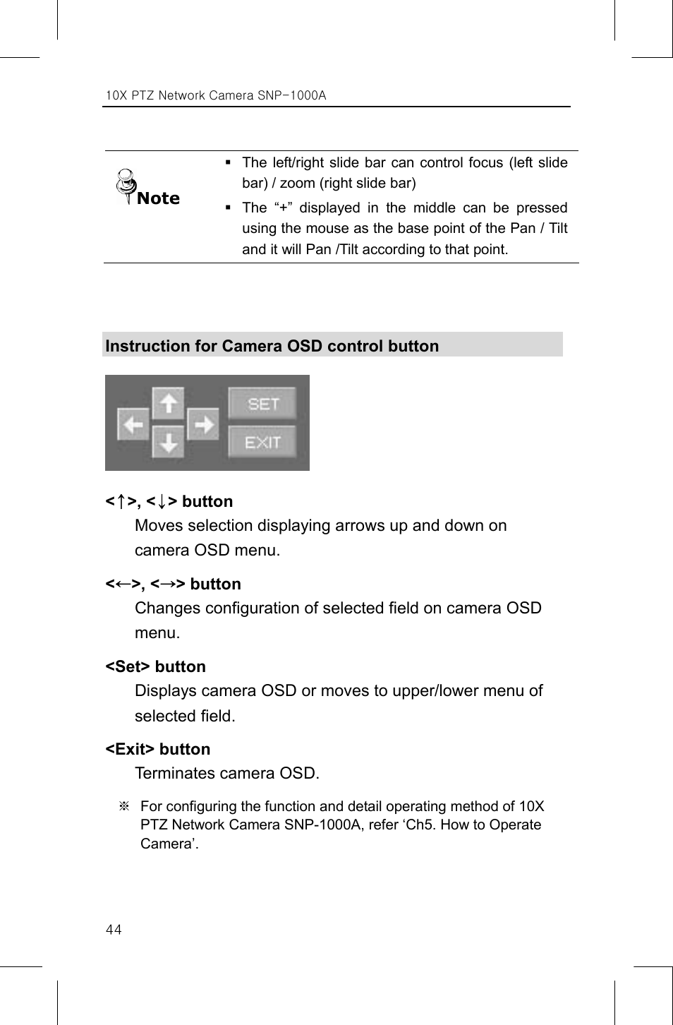 Samsung SNP-1000A User Manual | Page 48 / 118