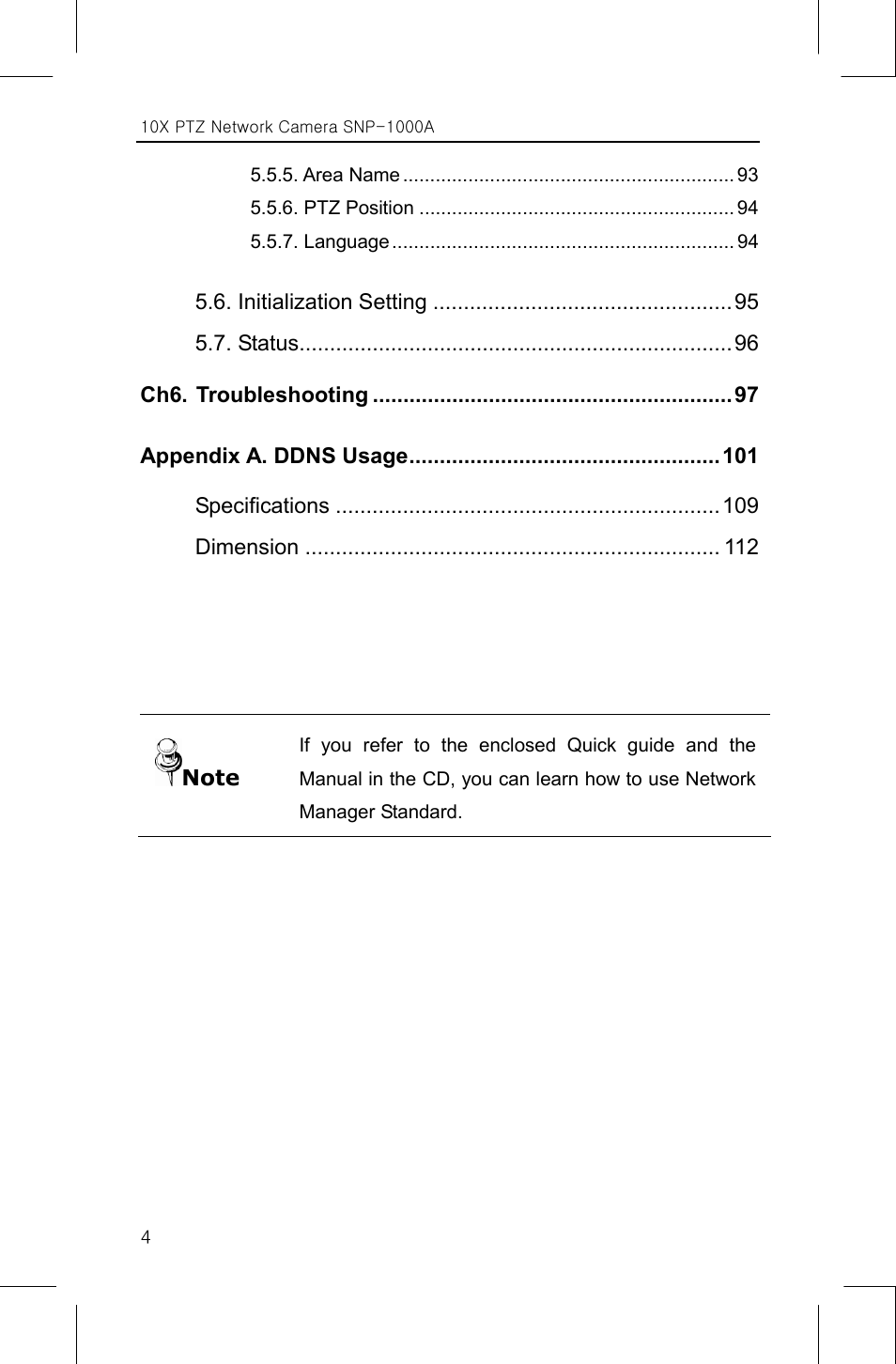 Samsung SNP-1000A User Manual | Page 8 / 118