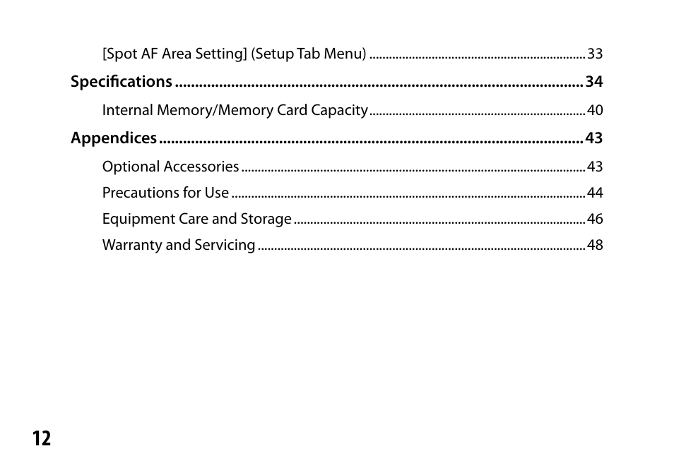 Samsung GR LENS A12 User Manual | Page 12 / 52