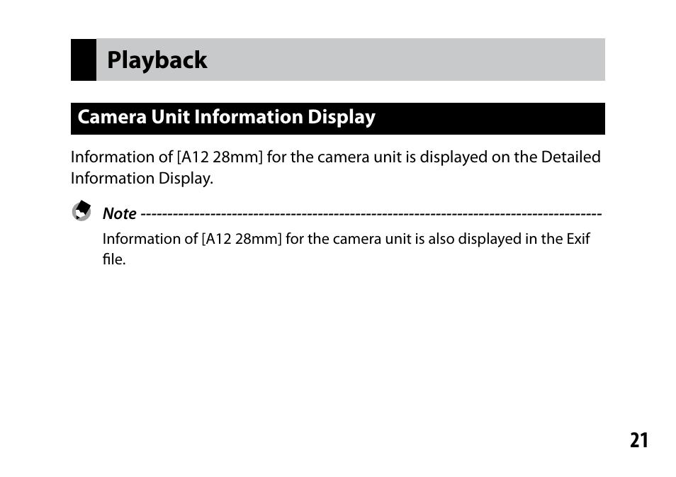 Playback | Samsung GR LENS A12 User Manual | Page 21 / 52