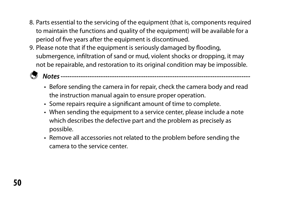 Samsung GR LENS A12 User Manual | Page 50 / 52