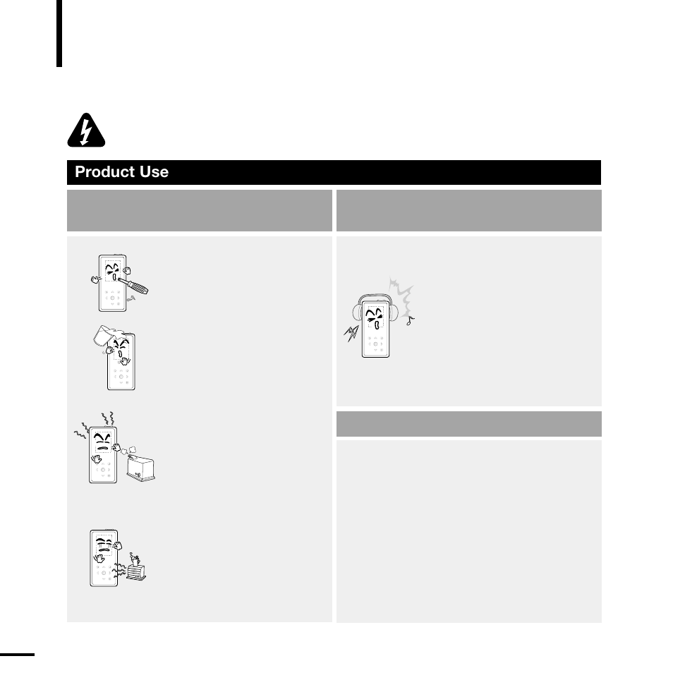 For your safety, Warning | Samsung YP-K5JZBY User Manual | Page 2 / 61