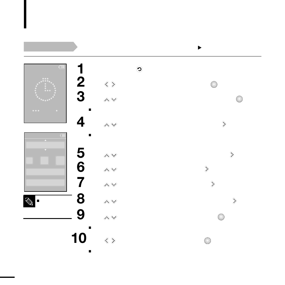 Chapter 4. setting, Setting alarm | Samsung YP-K5JZBY User Manual | Page 40 / 61