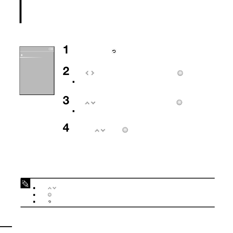 Setting display | Samsung YP-K5JZBY User Manual | Page 42 / 61