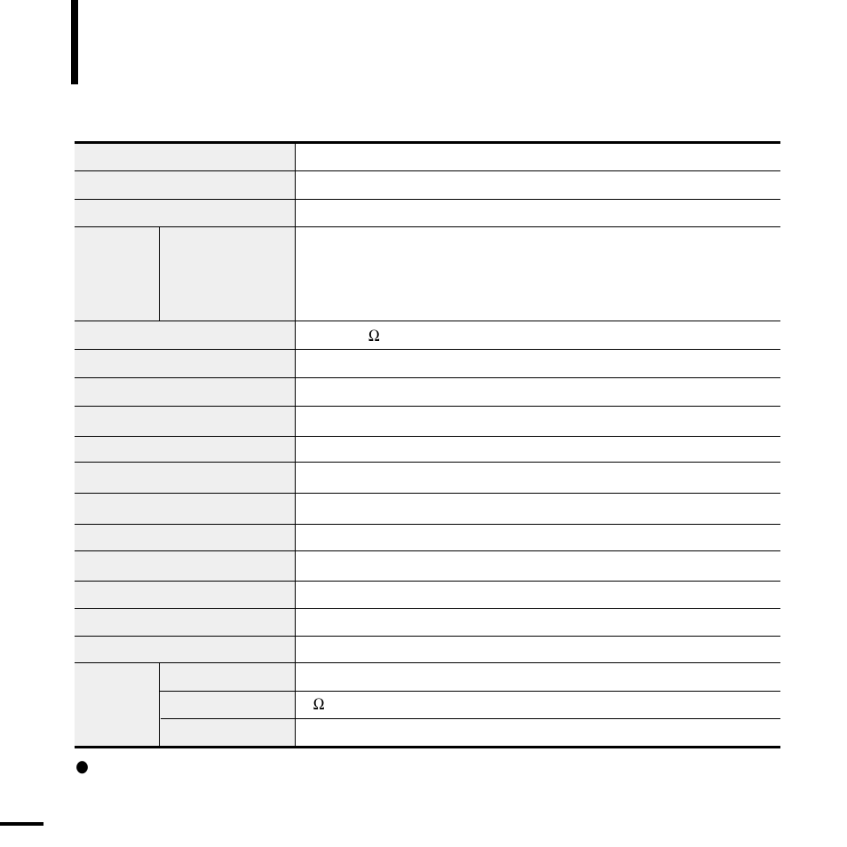 Product specifications | Samsung YP-K5JZBY User Manual | Page 54 / 61