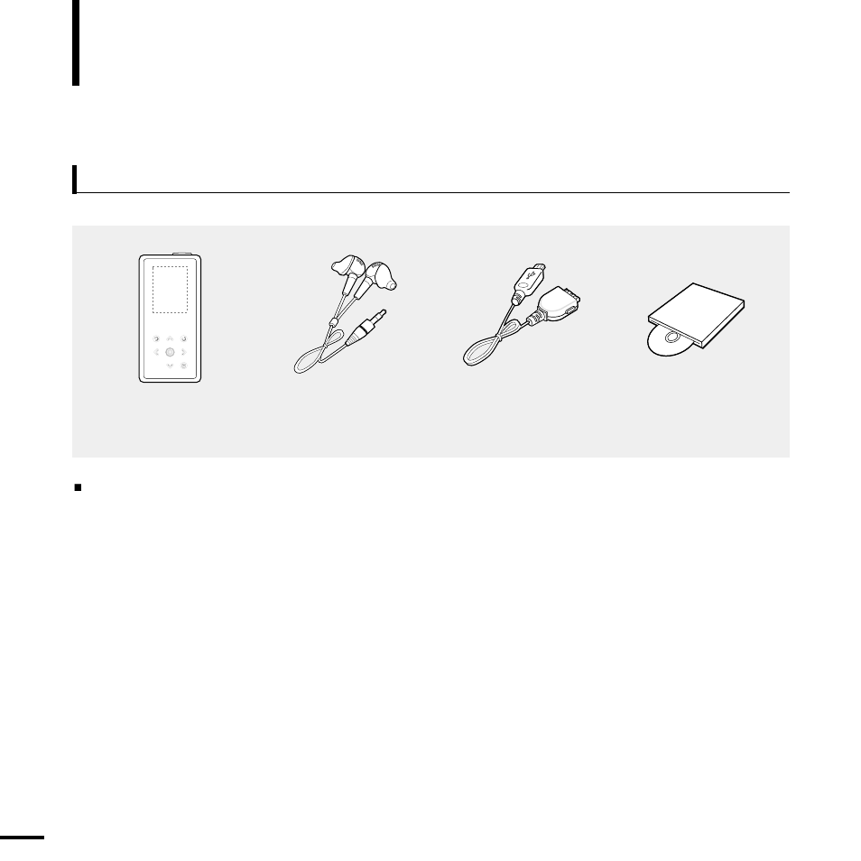 Chapter 1. preparation, Components, Checking the accessories | Samsung YP-K5JZBY User Manual | Page 6 / 61