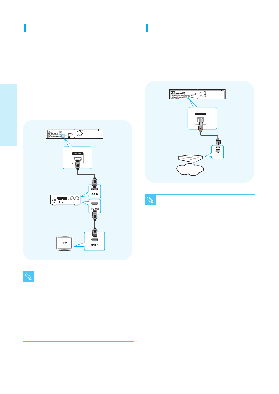 Connecting, 22 - english | Samsung BD-P1200 User Manual | Page 23 / 56