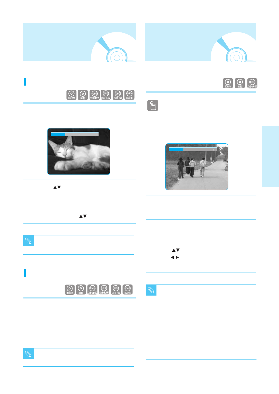 Repeat play, Selecting the audiolanguage, Selecting the audio language | Playback, English - 27, Using the audio button, Using the info button, Repeat playback, Using the a-b repeat function | Samsung BD-P1200 User Manual | Page 28 / 56