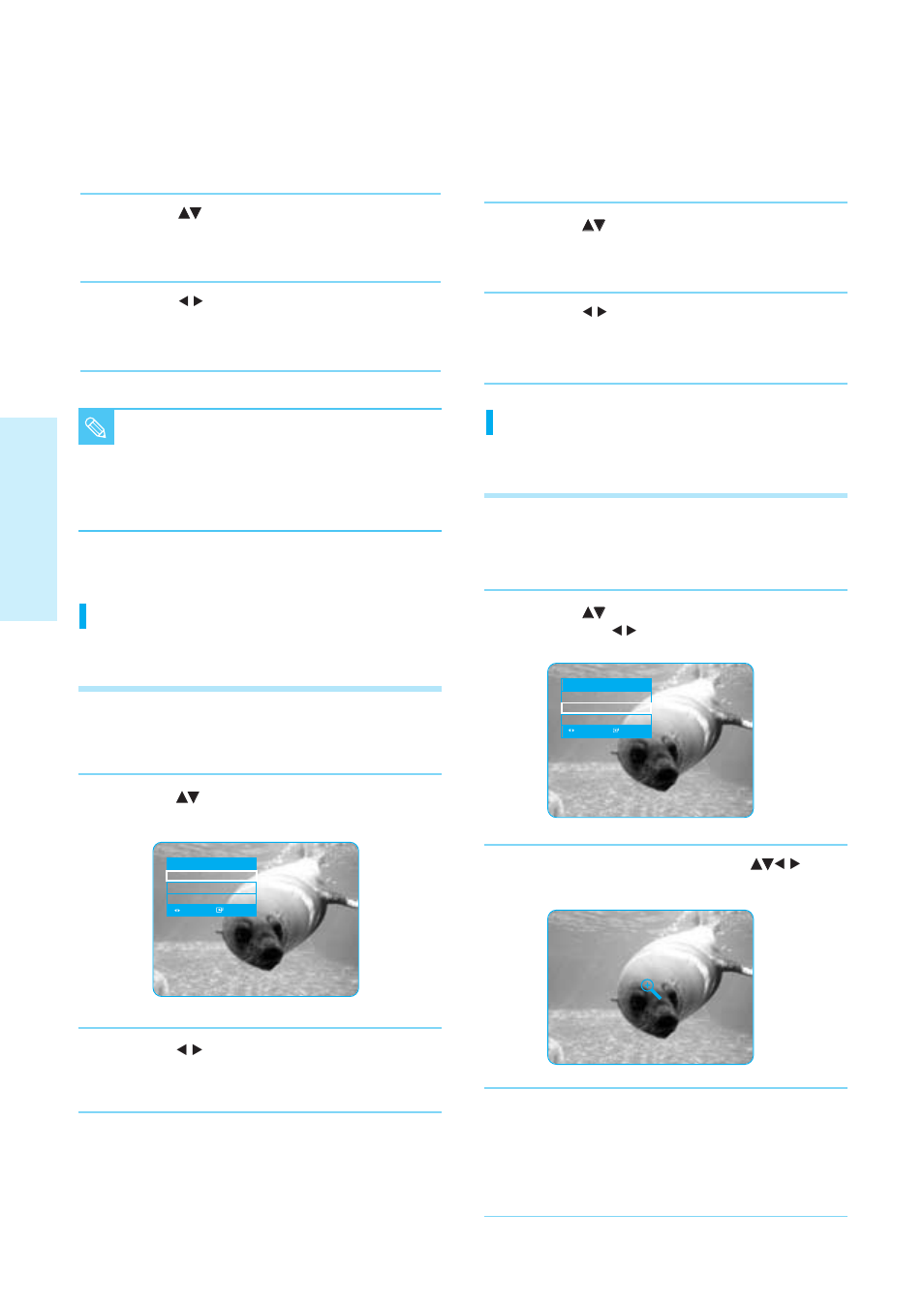 Playback, 34 - english, Zoom | Rotate | Samsung BD-P1200 User Manual | Page 35 / 56