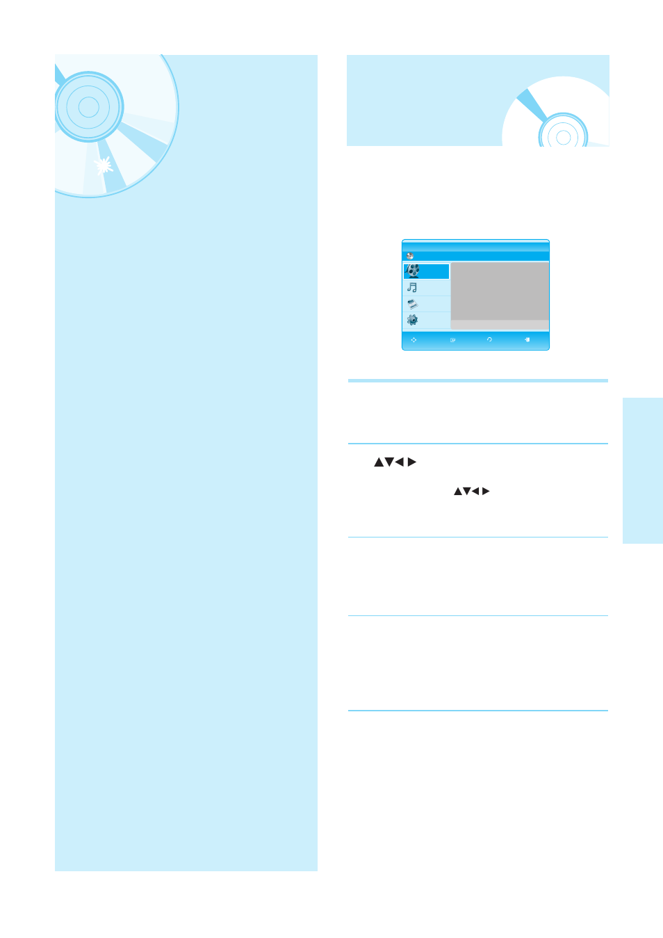 System setup, On-screen menunavigation, On-screen menu navigation | Samsung BD-P1200 User Manual | Page 38 / 56