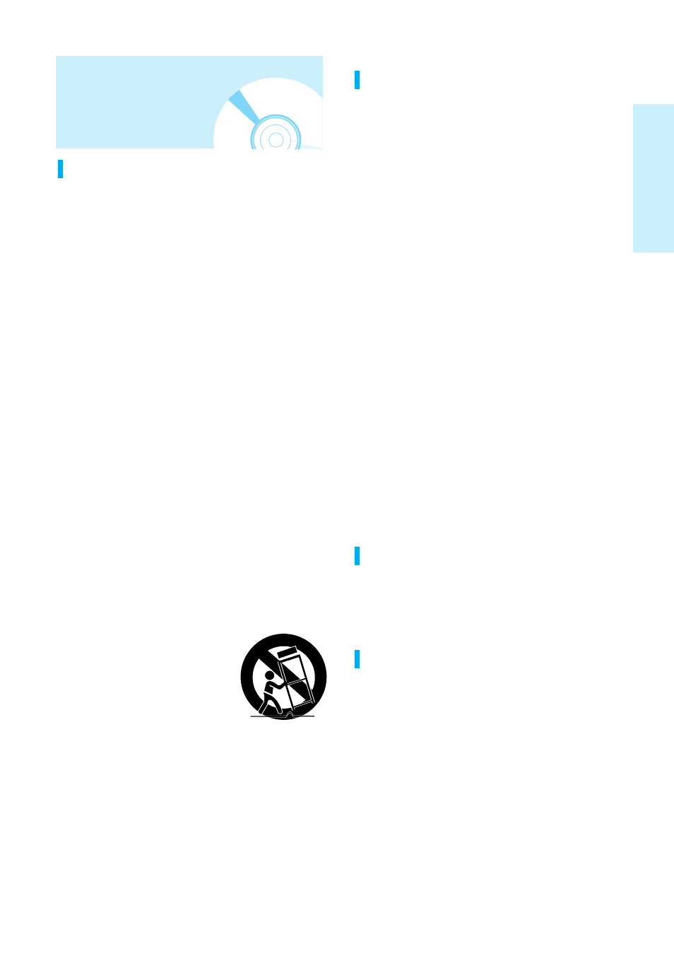 Precautions, Getting started, English - 3 important safety instructions | Handling cautions, Maintenance of cabinet, Restrictions on playback | Samsung BD-P1200 User Manual | Page 4 / 56