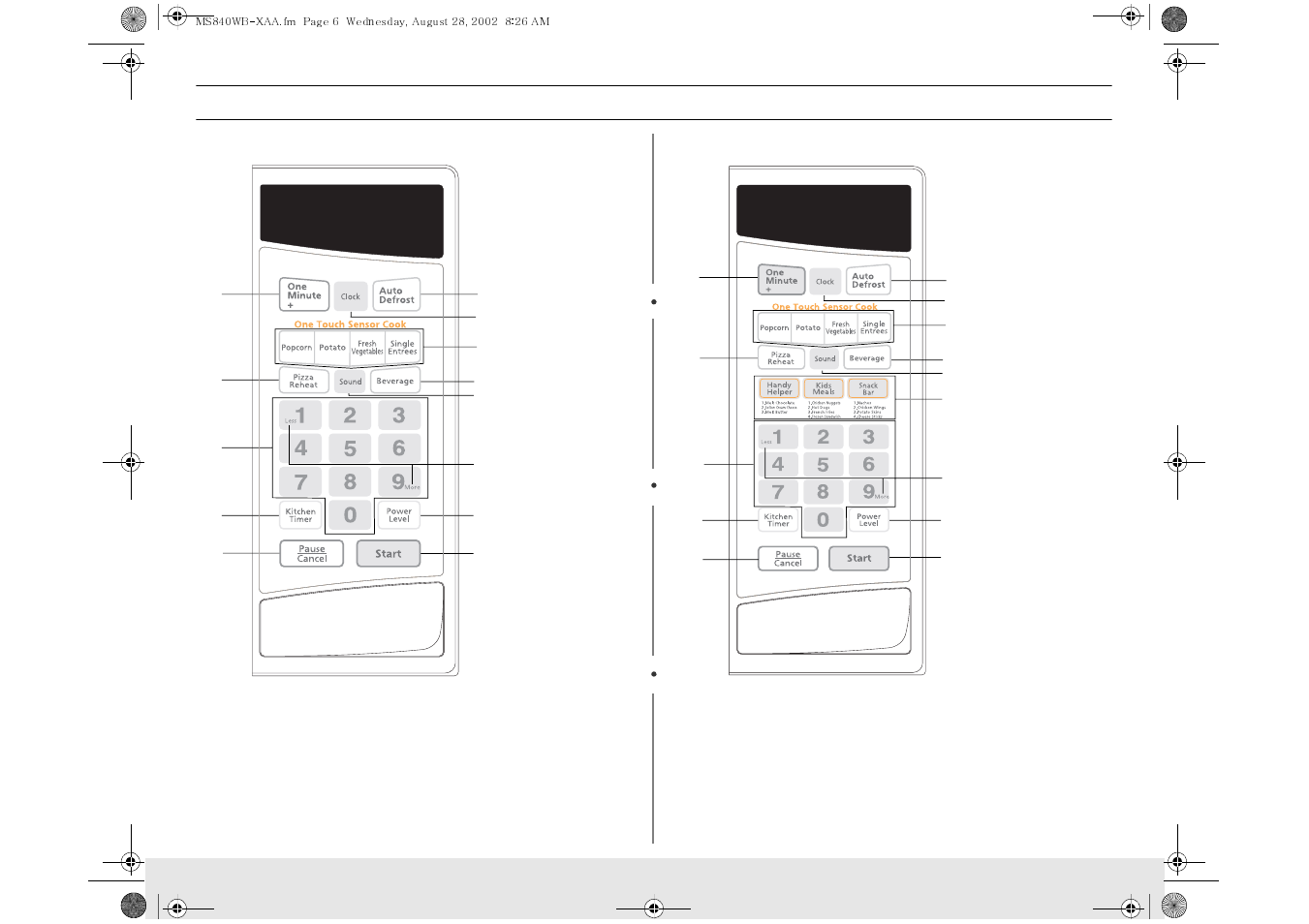 Your new microwave oven | Samsung MS840CB User Manual | Page 6 / 24