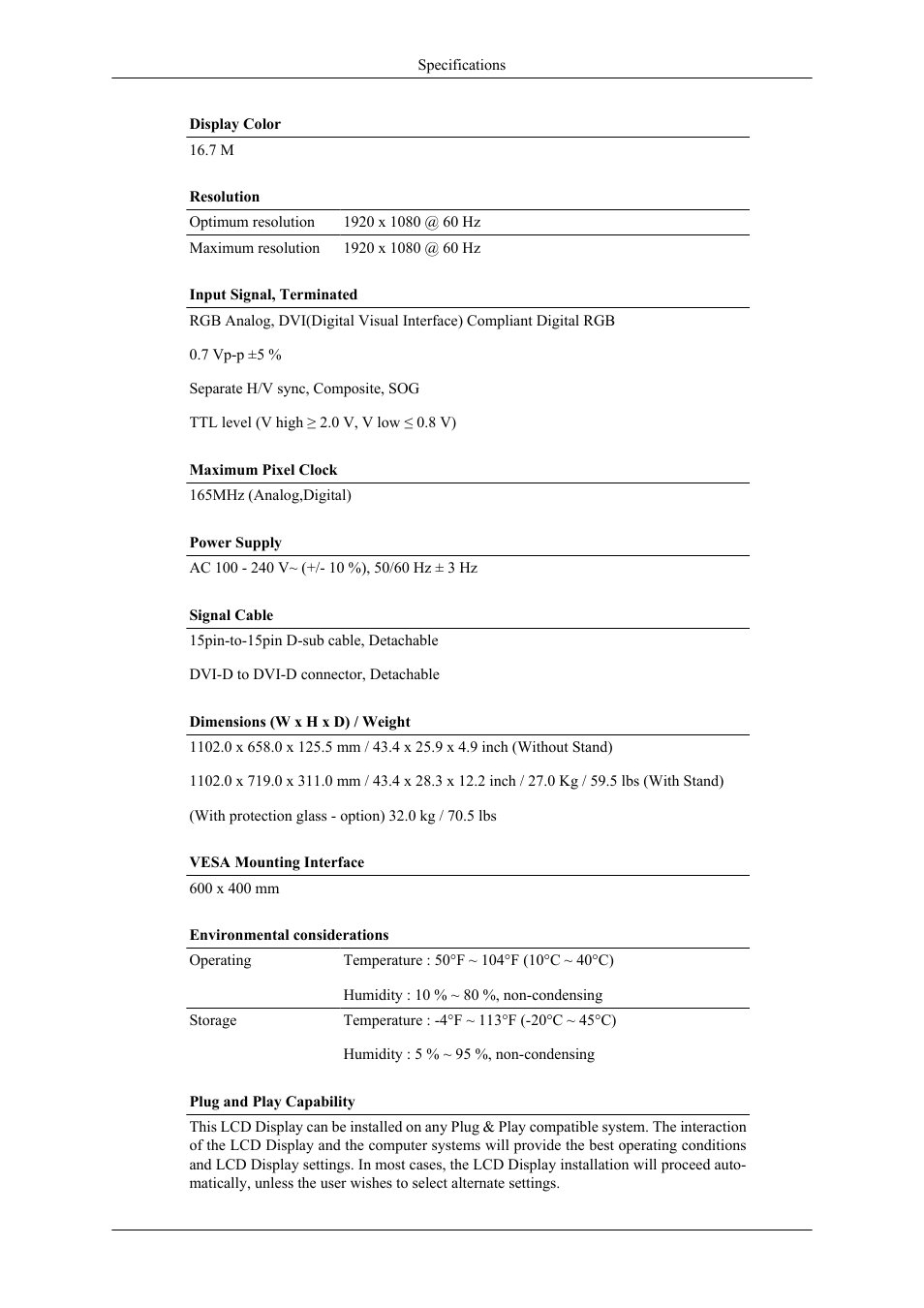 Samsung 400CXN User Manual | Page 118 / 132