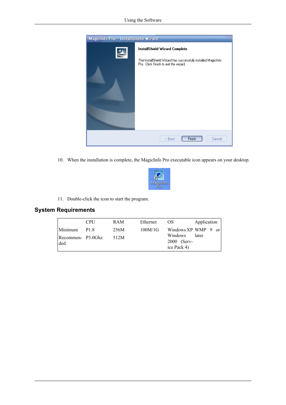 System requirements | Samsung 400CXN User Manual | Page 47 / 132