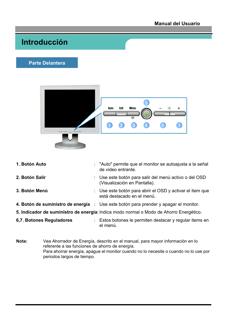 Introducción | Samsung 170S User Manual | Page 13 / 71