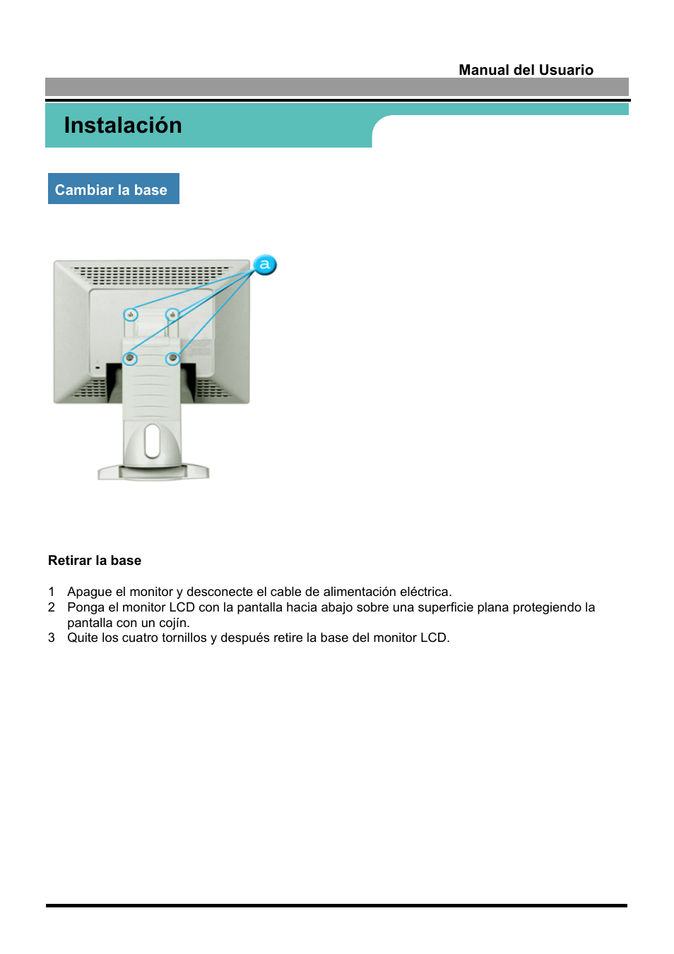 Instalación | Samsung 170S User Manual | Page 23 / 71