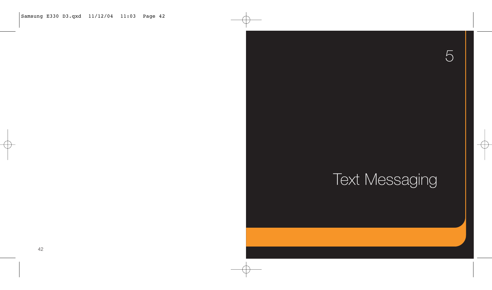 Text messaging 5 | Samsung E330 User Manual | Page 22 / 93