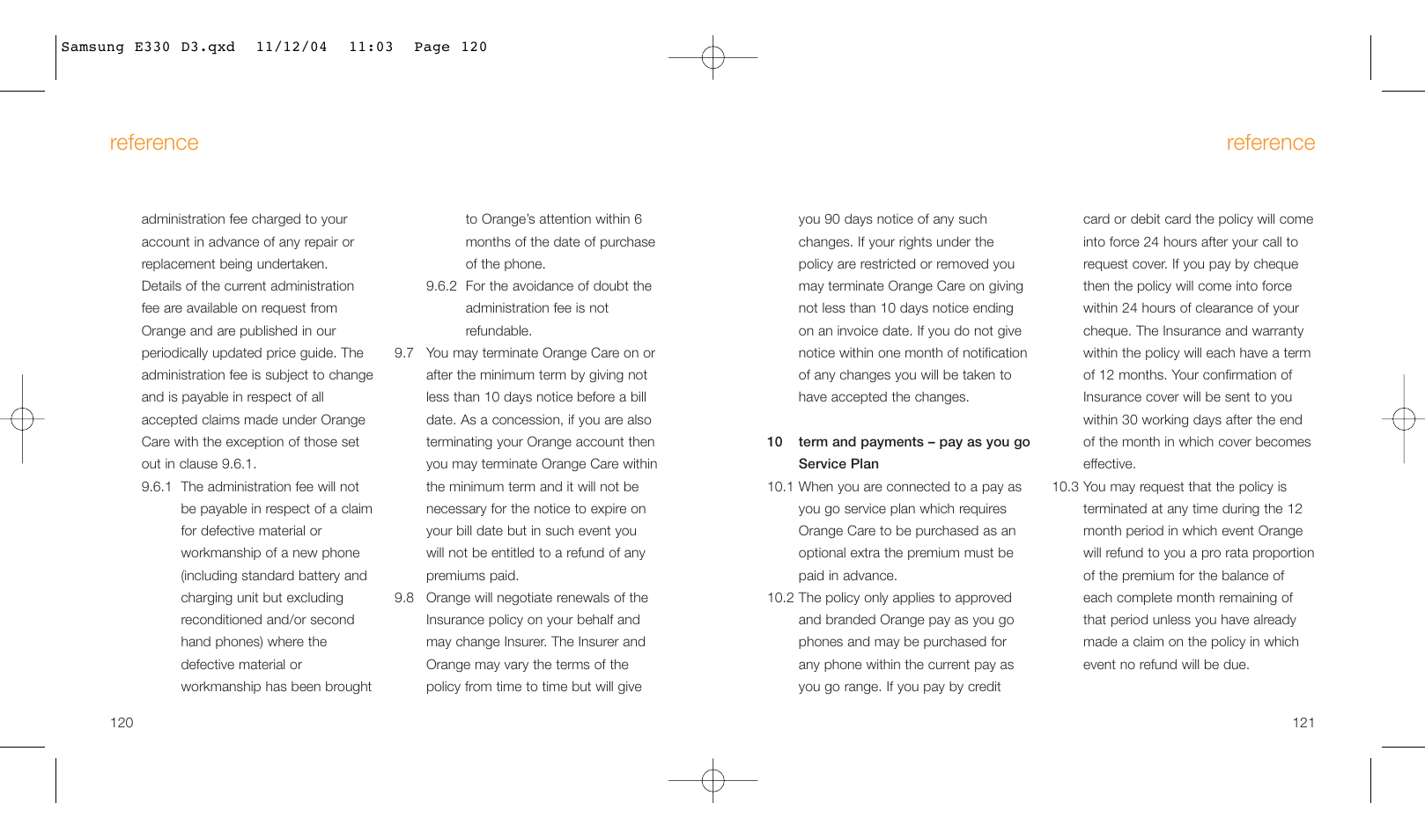 Reference | Samsung E330 User Manual | Page 61 / 93