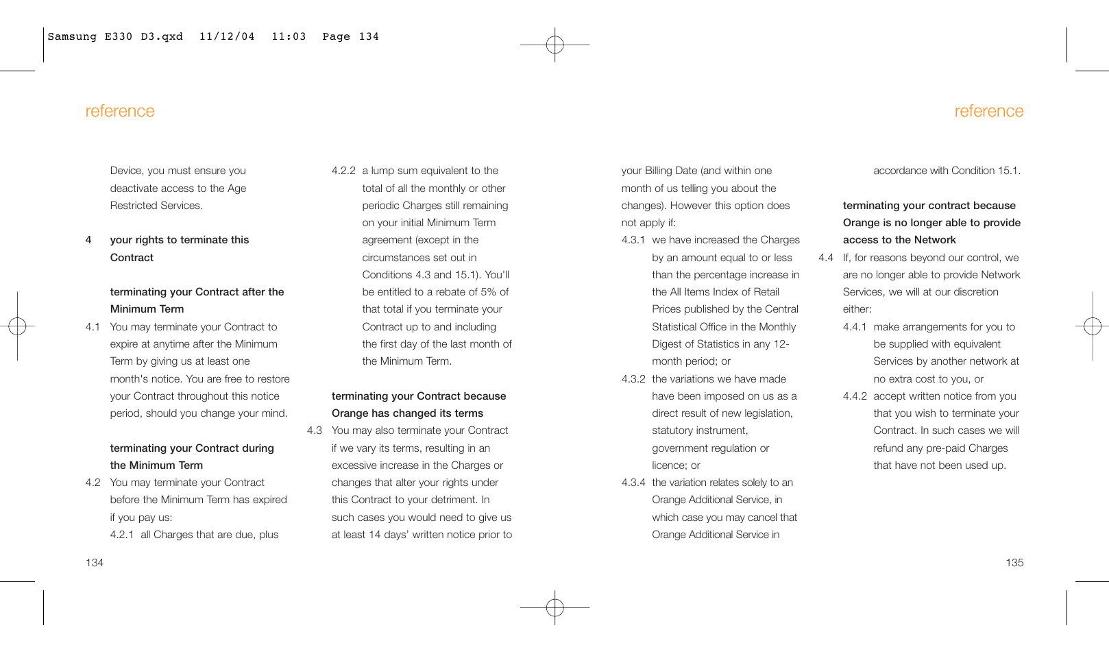 Reference | Samsung E330 User Manual | Page 68 / 93