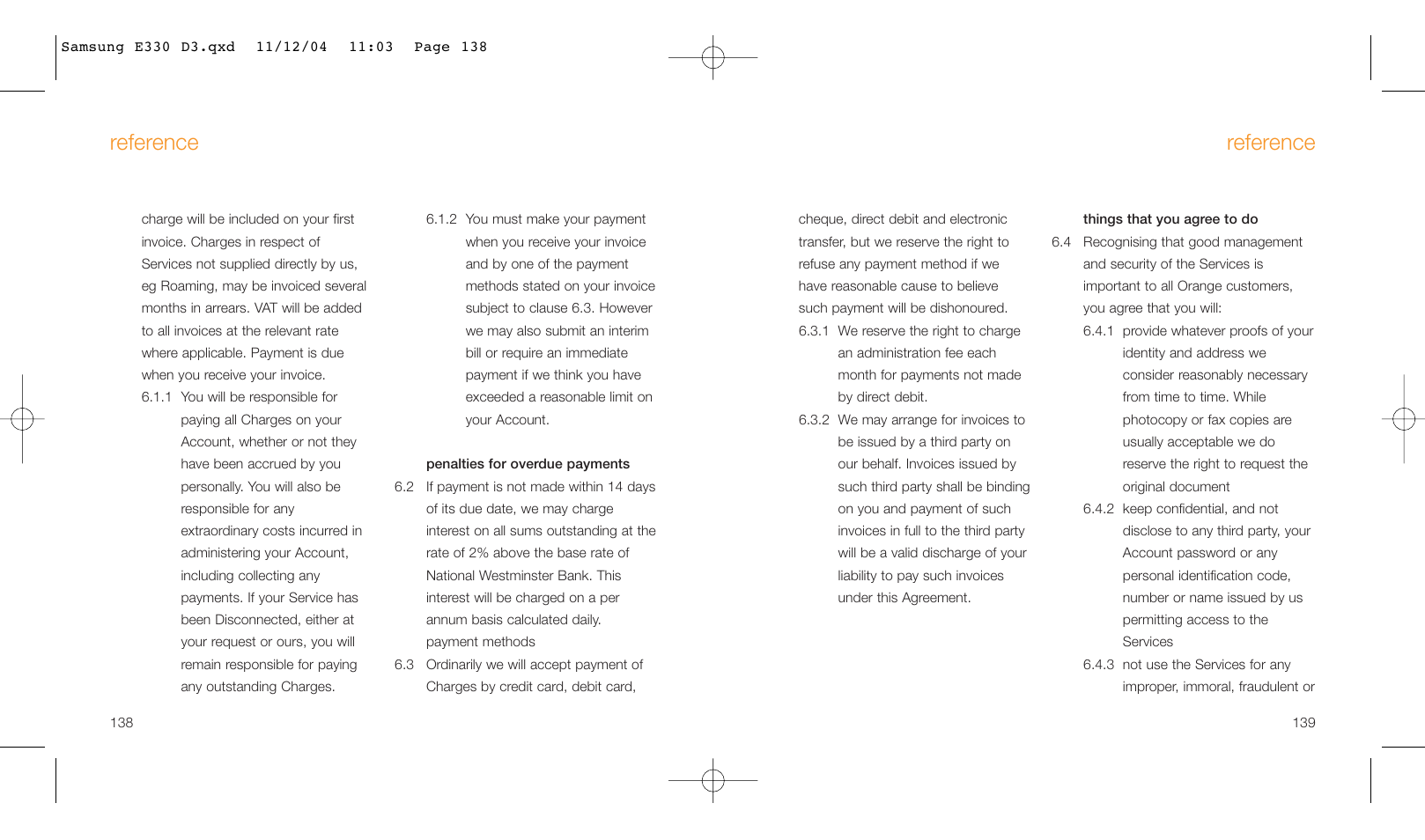 Reference | Samsung E330 User Manual | Page 70 / 93
