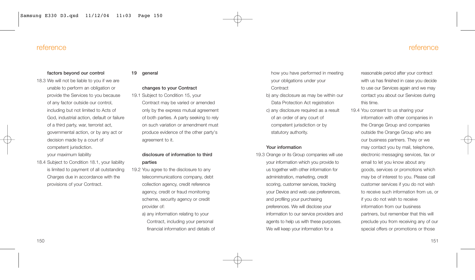 Reference | Samsung E330 User Manual | Page 76 / 93