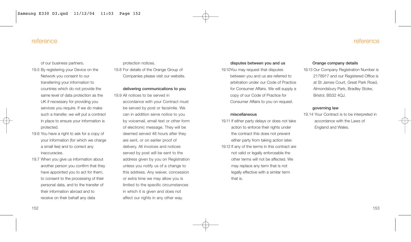 Reference | Samsung E330 User Manual | Page 77 / 93