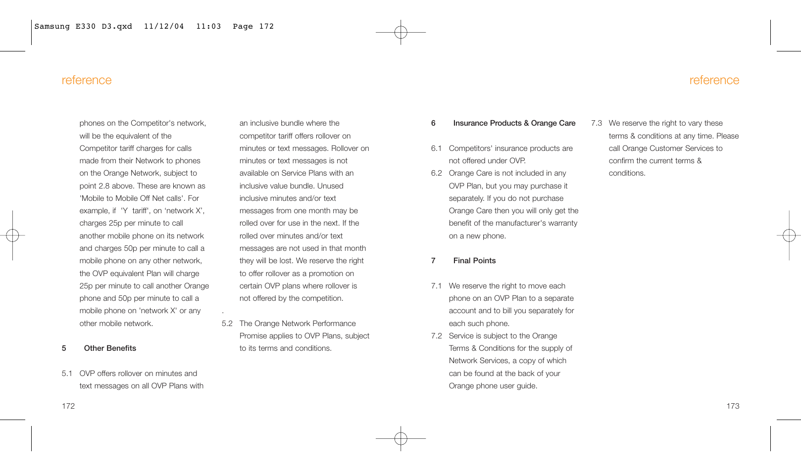 Reference | Samsung E330 User Manual | Page 87 / 93