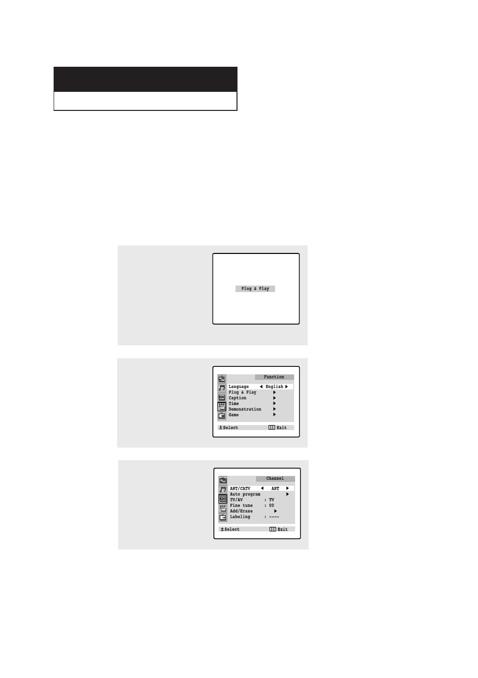 Plug & play feature, Turning the tv on and off | Samsung CL-29A5P User Manual | Page 22 / 57