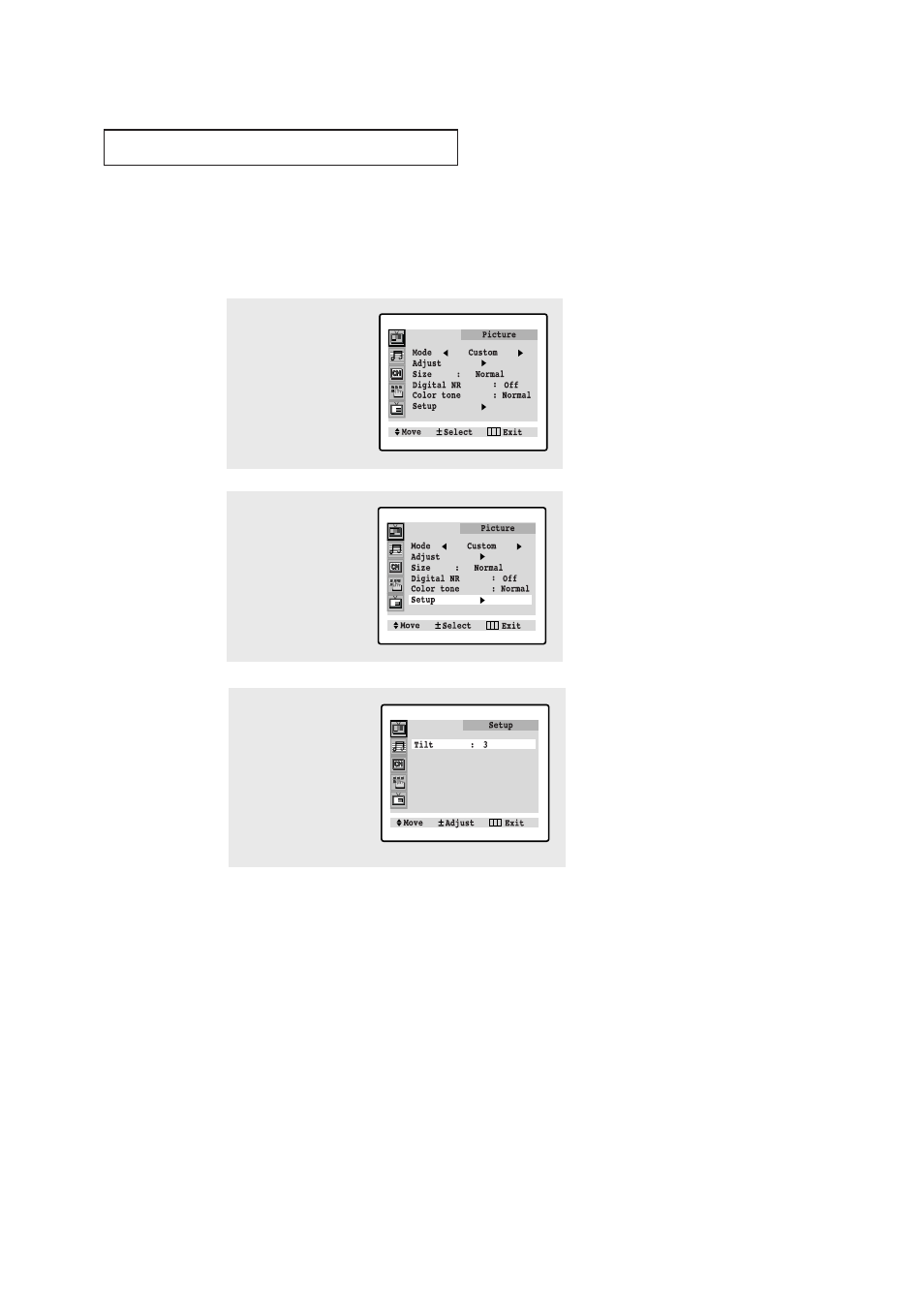 Tilt | Samsung CL-29A5P User Manual | Page 44 / 57