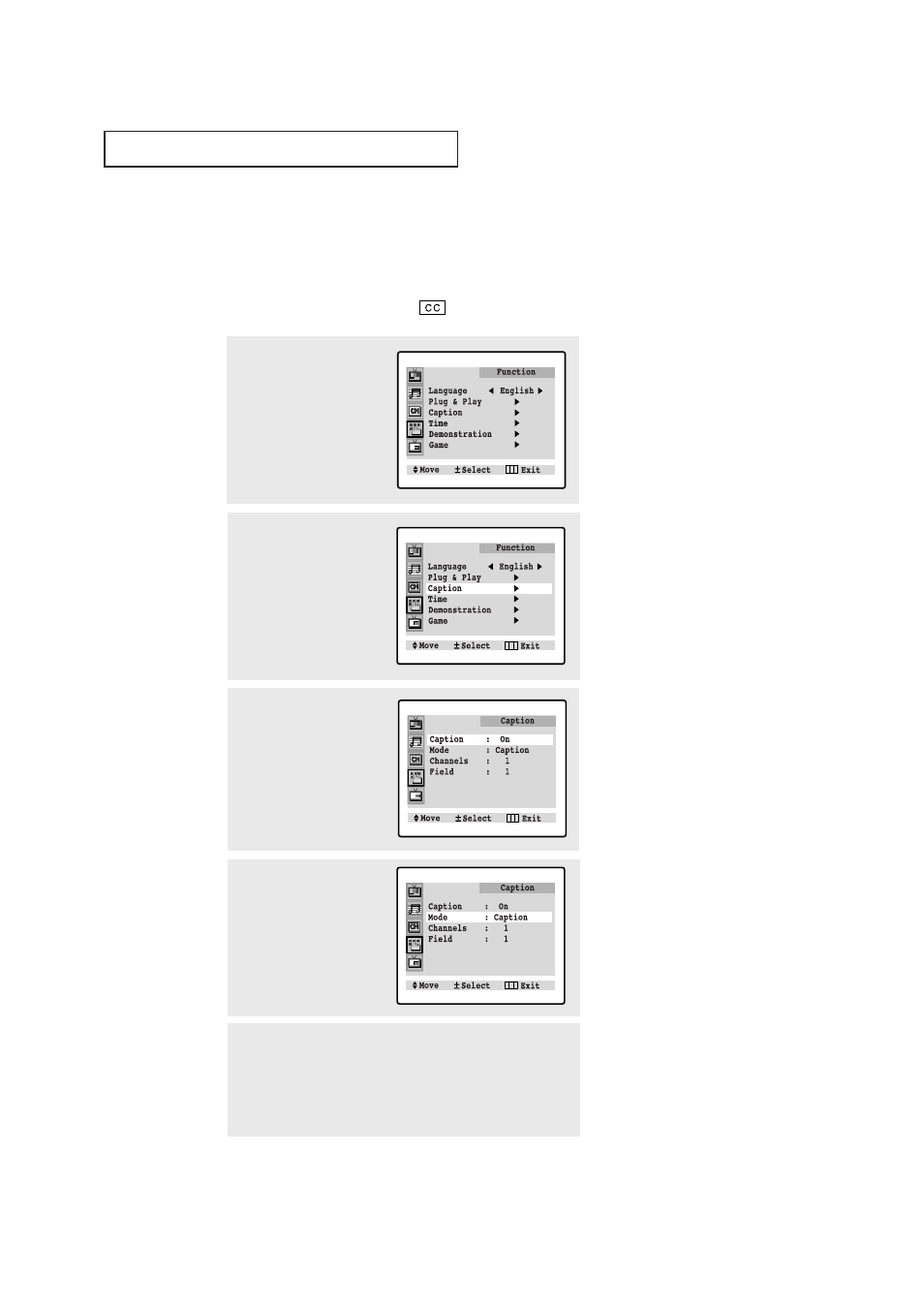 Viewing closed captions | Samsung CL-29A5P User Manual | Page 51 / 57