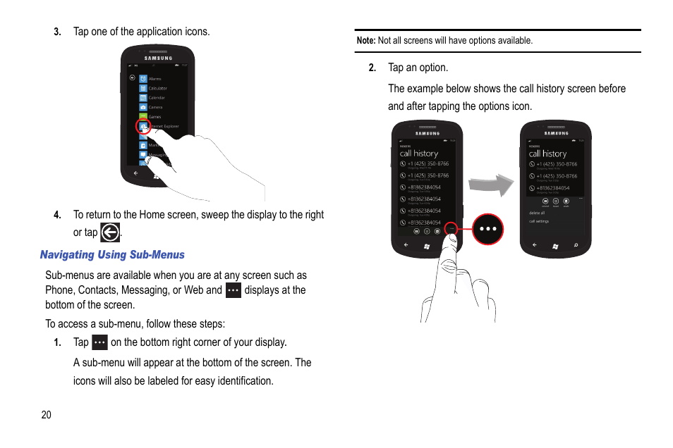 Samsung Focus i917R User Manual | Page 26 / 118