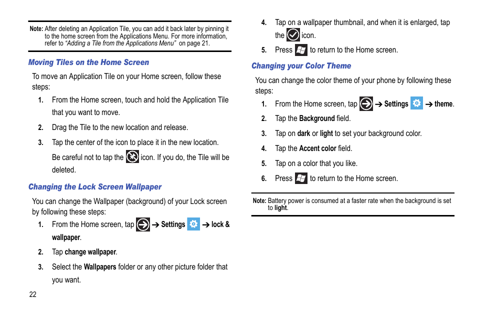Samsung Focus i917R User Manual | Page 28 / 118