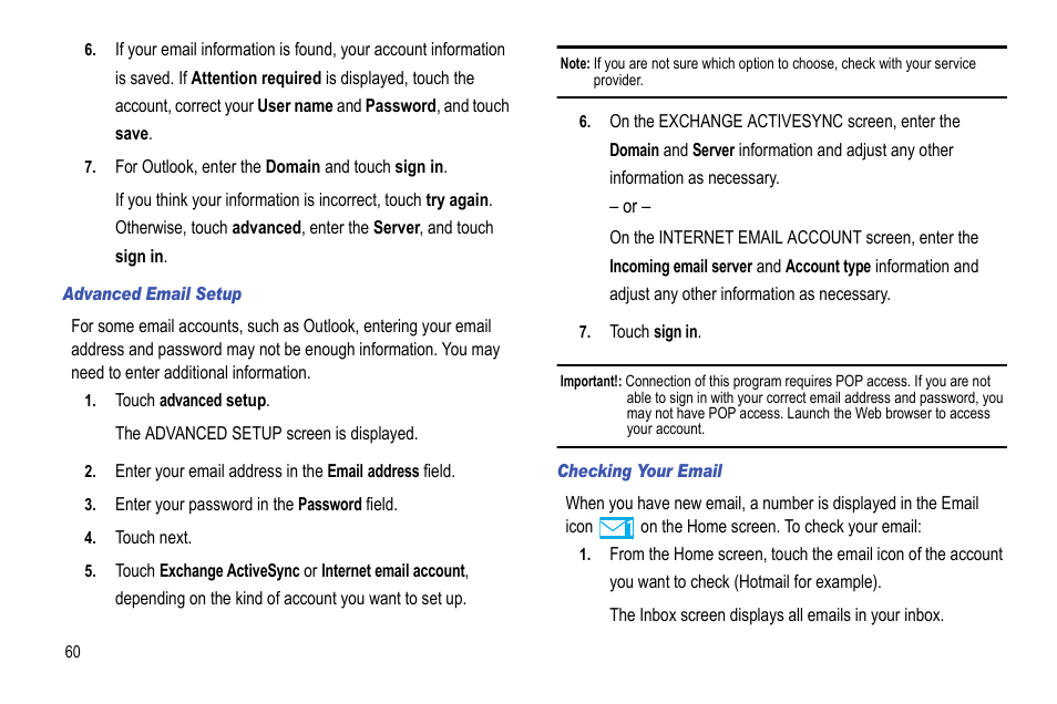 Samsung Focus i917R User Manual | Page 66 / 118