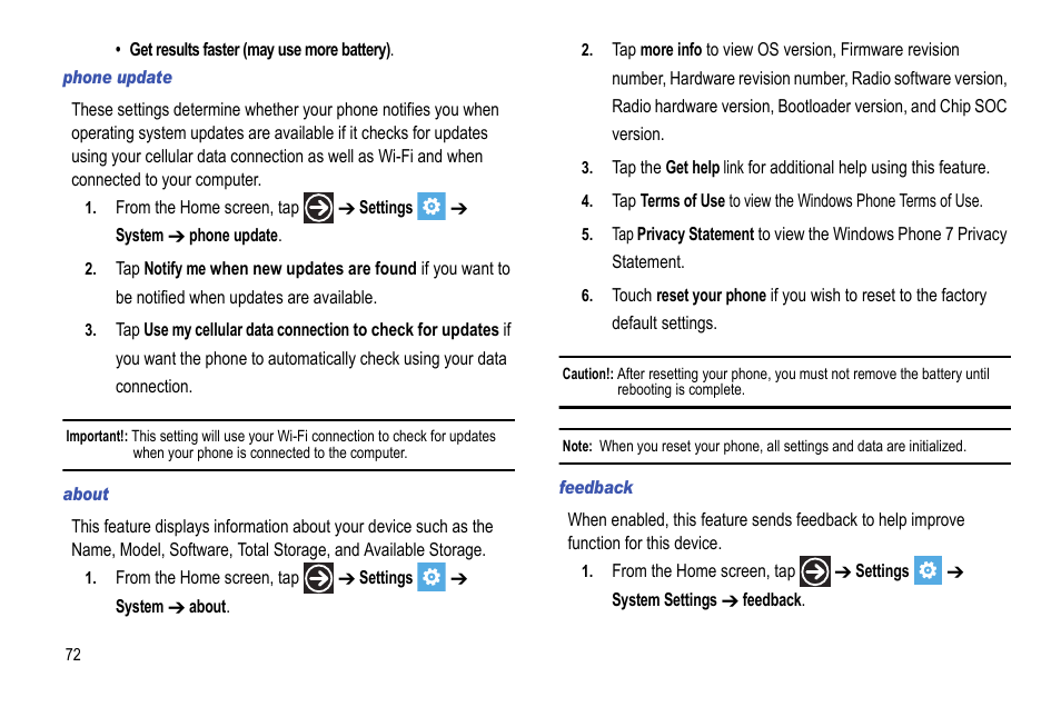 Samsung Focus i917R User Manual | Page 78 / 118