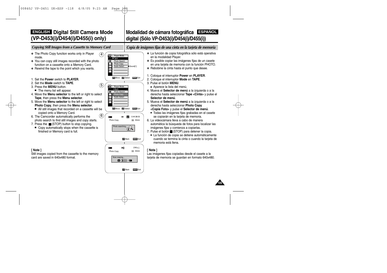 Samsung D452N User Manual | Page 105 / 120