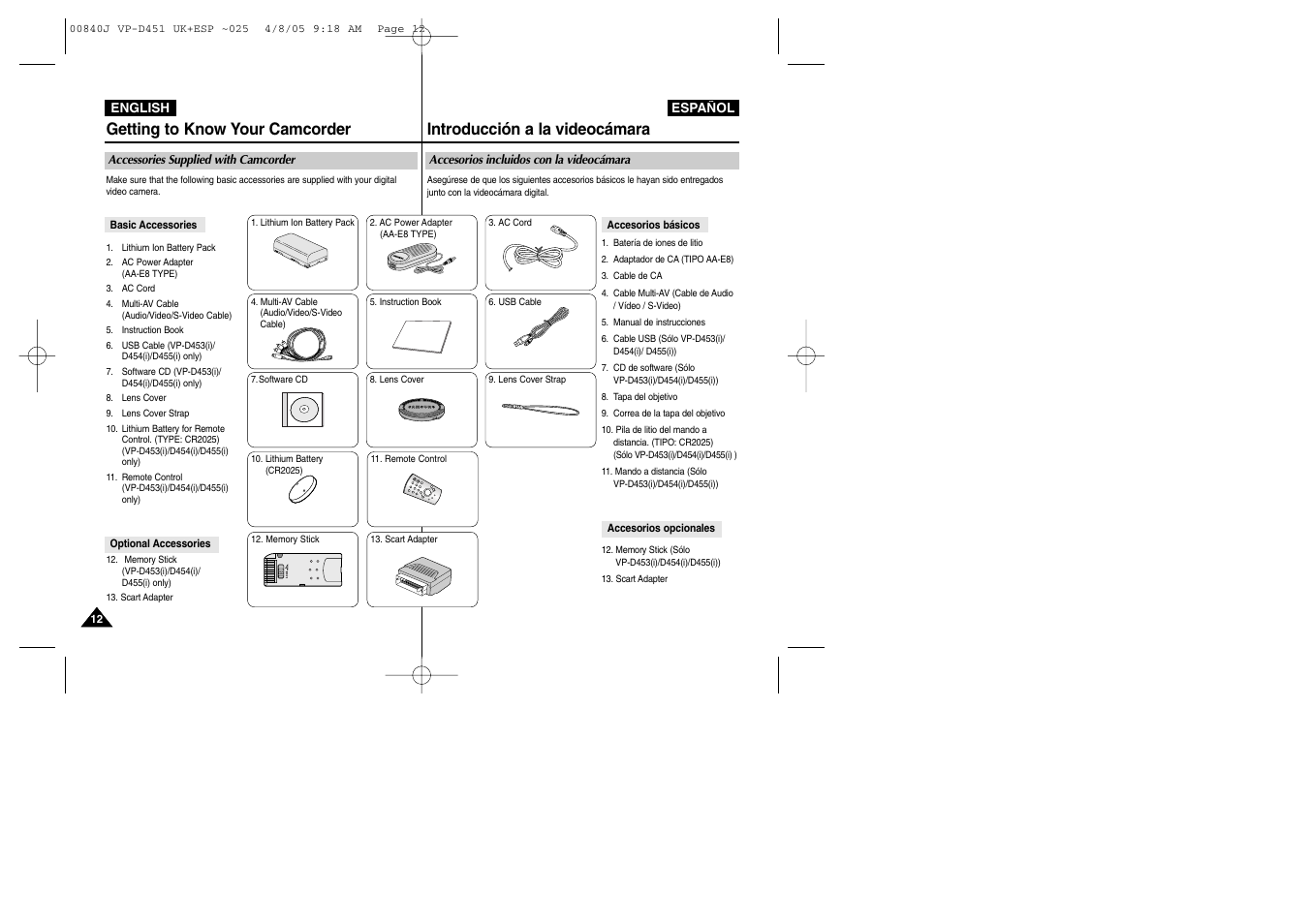 Samsung D452N User Manual | Page 12 / 120