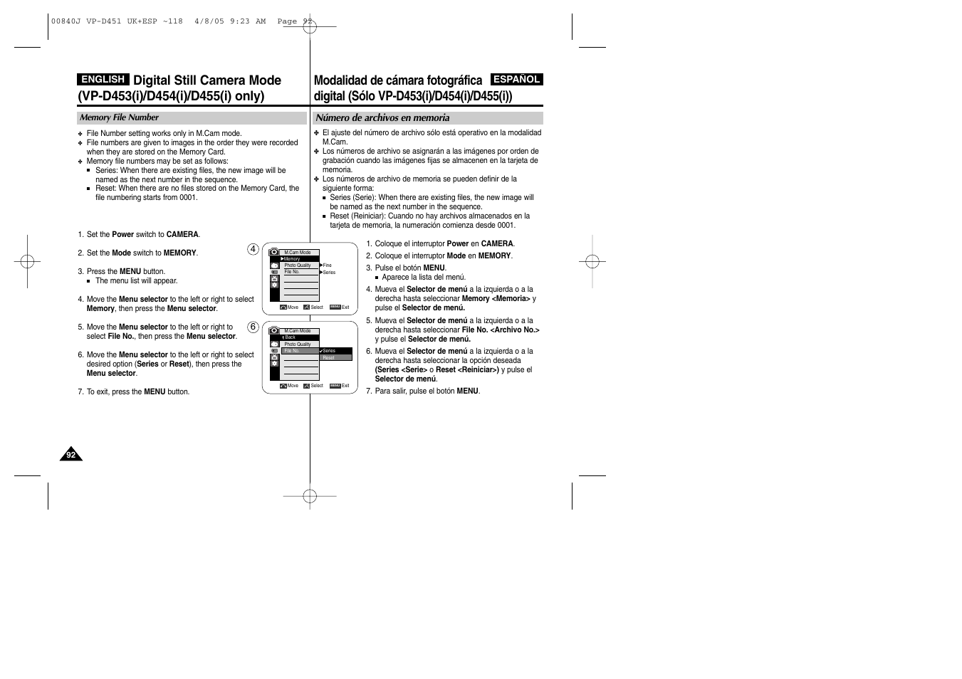Samsung D452N User Manual | Page 92 / 120
