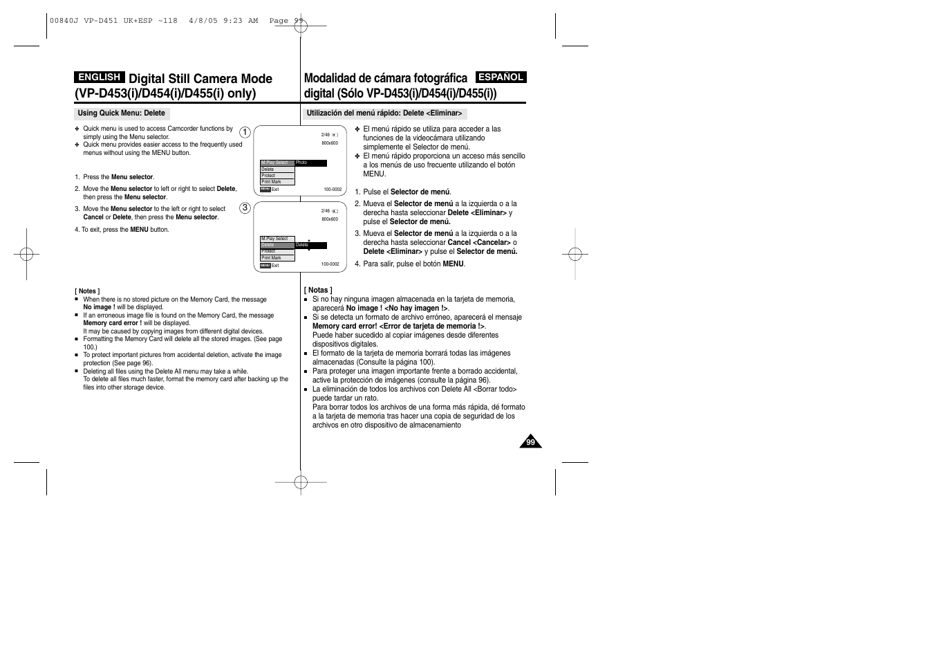Samsung D452N User Manual | Page 99 / 120